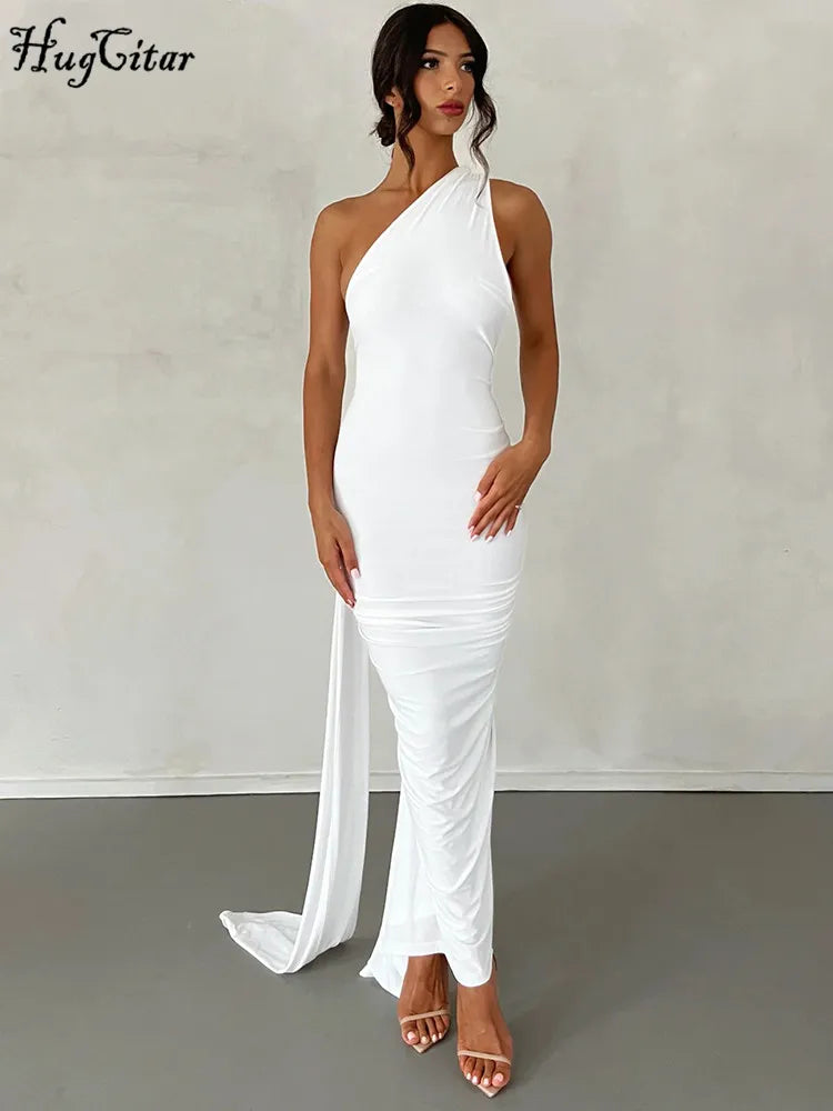 One Shoulder Elegant Long Dress