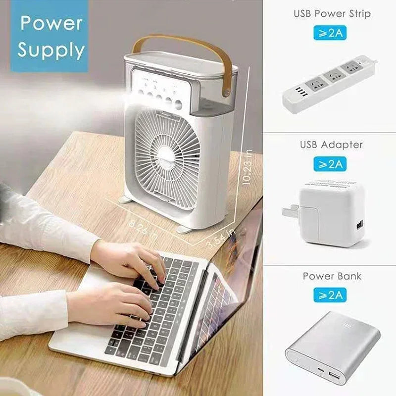 Portable 3 In 1 Fan AIr Conditioner