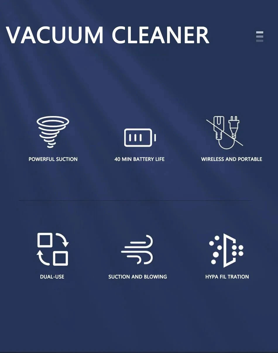 Cordless Air Duster Vacuum