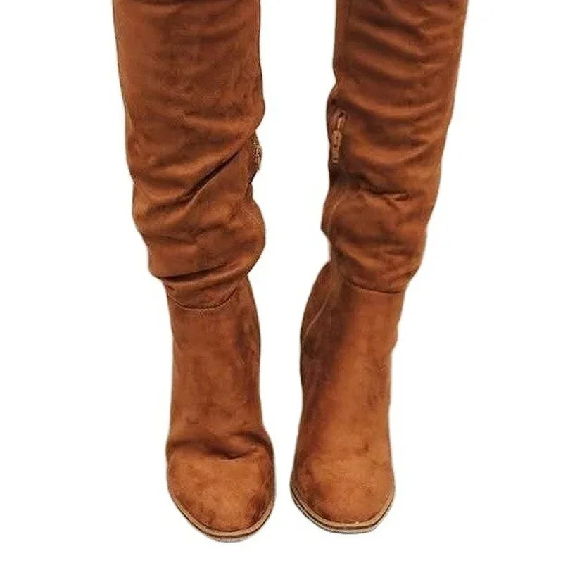 Over The Knee Suede Boots