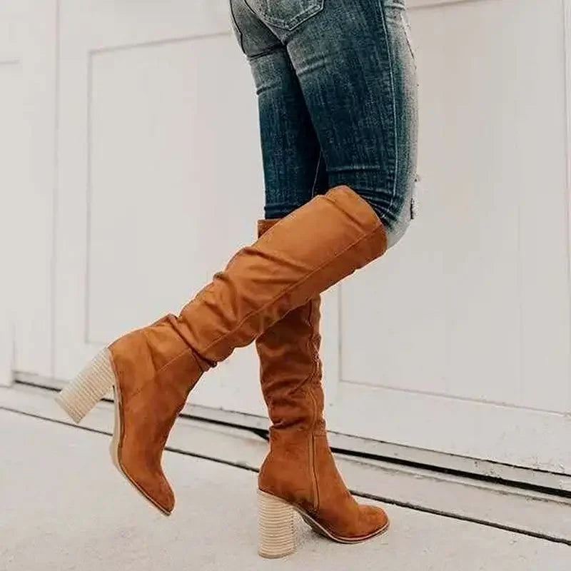 Over The Knee Suede Boots