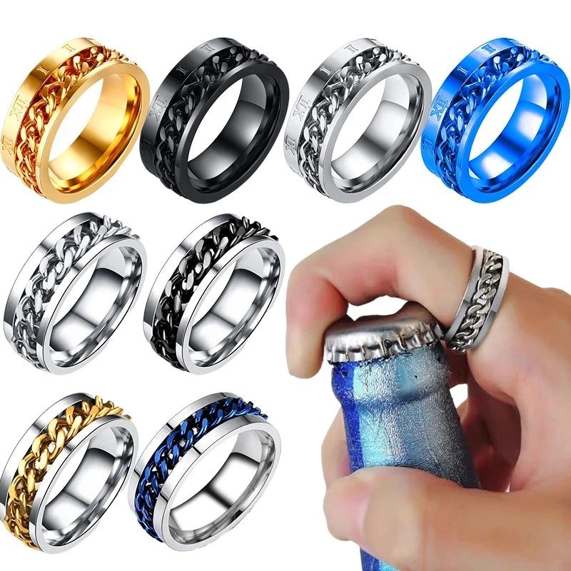 Anti Stress Bottle Opener Ring