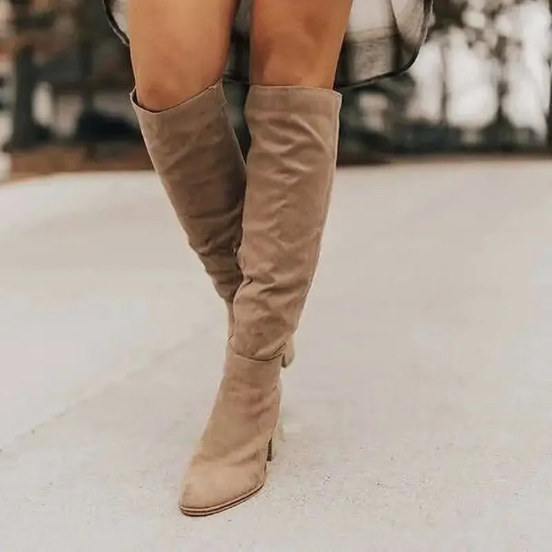 Over The Knee Suede Boots