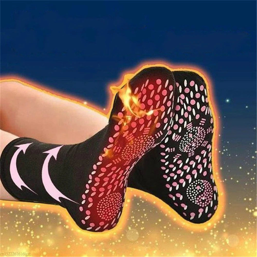 Self-heating Magnetic Socks